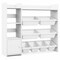 3-in-1 Kids Toy Storage Organizer with Bookshelf & Cabinet – Gray Multi-Bin Rack with 8 Plastic Bins